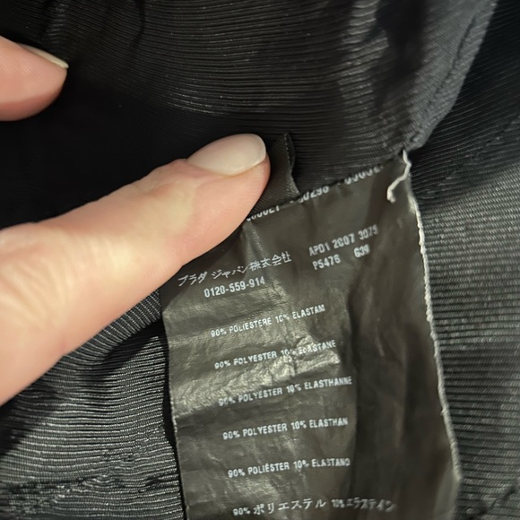 PRADA Black Vintage Y2K Blazer Made in Italy | Size 42 | fits XS - Picture 7 of 10